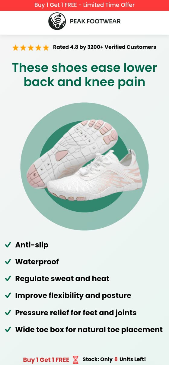 Peak Footwear buy one get one offer page
